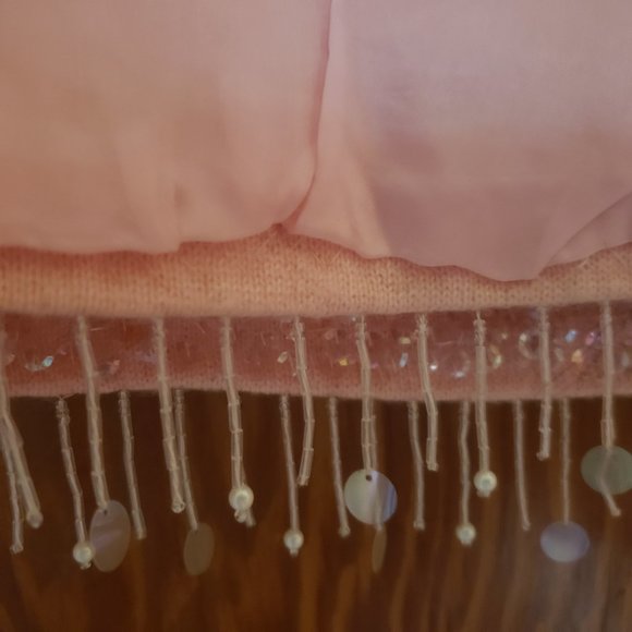 Stunning vintage wool beaded sequin top - Picture 13 of 13